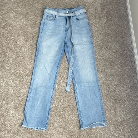 DL1961 Mara Ankle High Rise Instasculpt Straight Leg Jeans - Picture 1 of 5